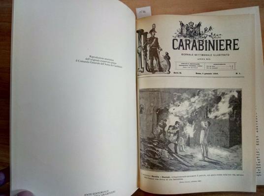 Carabiniere - Ente Editoriale Per L'Arma 1982 Anastatica Del 1884 - copertina