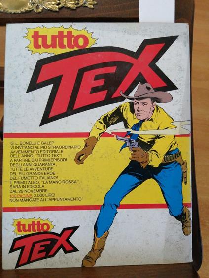 Tex 300 A Colori - Daim Press Ottobre 1985 - 1200 Lire 1Ed. Bonelli Galep( - copertina