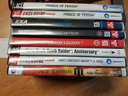 Lotto Di 7 Pc Dvd-Rom - Video Games Assortiti Leggi I Titoli All'Interno - copertina