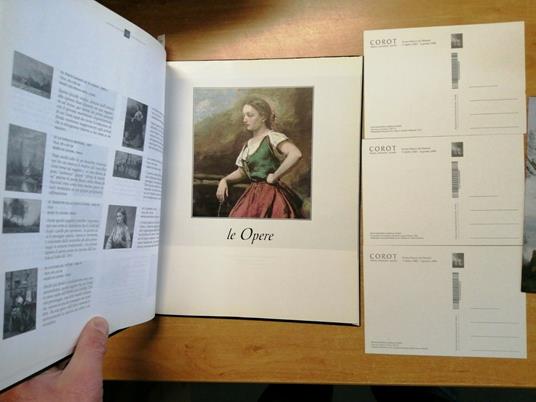 Corot Gli Impressionisti E La Pittura Dell'8Oo Fabbri + 3 Cartoline Omaggio - Jean-Baptiste Camille Corot - copertina