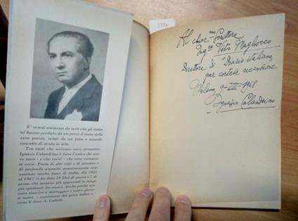 Ignazio Calandrino - I Salmi Della Notte 1968 Intelisano - Autografato!!! - Ignazio Calandrino - copertina