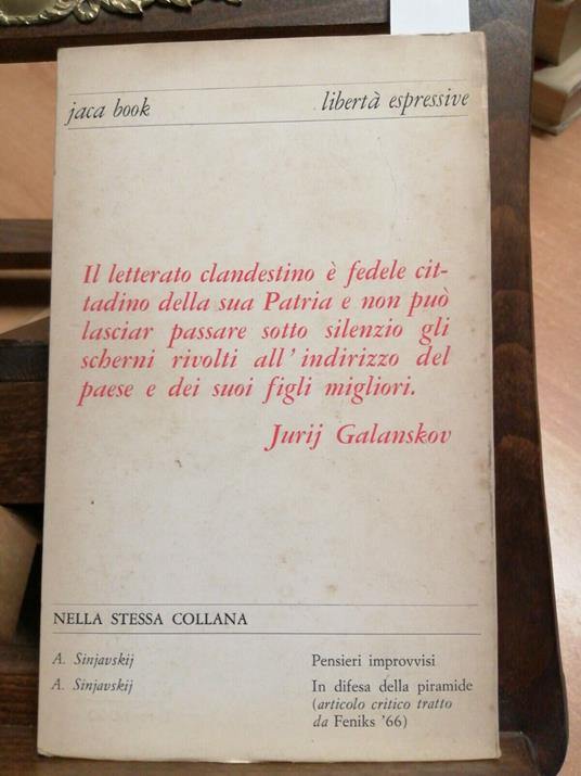 Feniks 66 Rivista Sovietica Non Ufficiale 1968 Jurij Galanskov - Jaca Book( - Jurij Galanskov - copertina