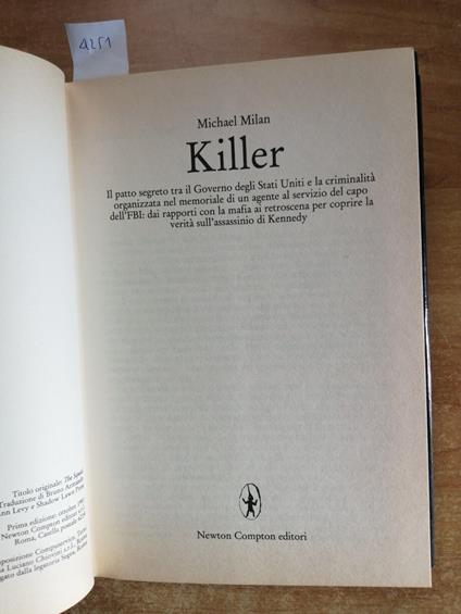 Michael Milan - Killer Criminalit Americana Mafia 1991 Newton Compton - Michael Milan - copertina