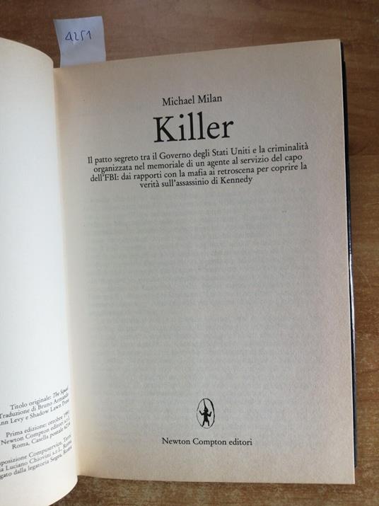 Michael Milan - Killer Criminalit Americana Mafia 1991 Newton Compton - Michael Milan - copertina
