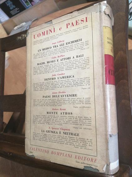 Nicholas Monsarrat - Mare Crudele 1Ed. Bompiani 1953 Atlantico 2 Guerra - Nicholas Monsarrat - copertina