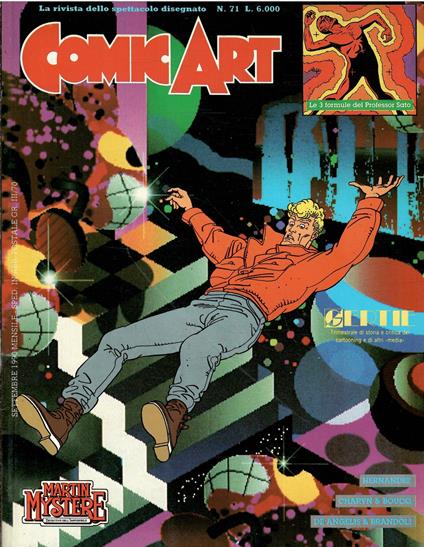 Comic Art La Rivista Dello Spettacolo Disegnato N. 71 - copertina