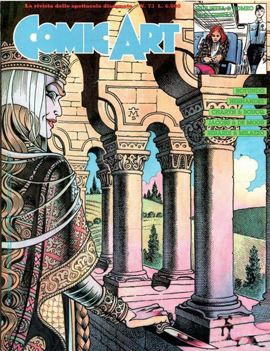 Comic Art La Rivista Dello Spettacolo Disegnato N. 73 - copertina