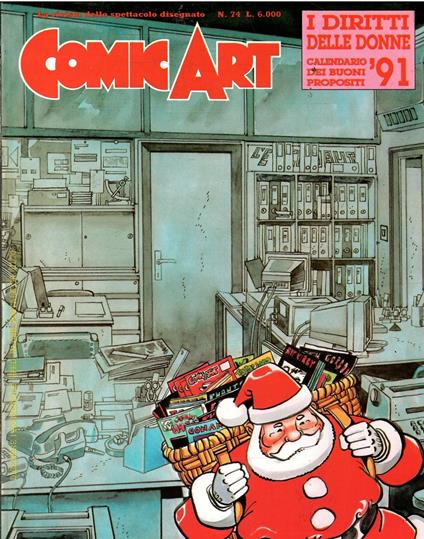 Comic Art La Rivista Dello Spettacolo Disegnato N. 74 - copertina