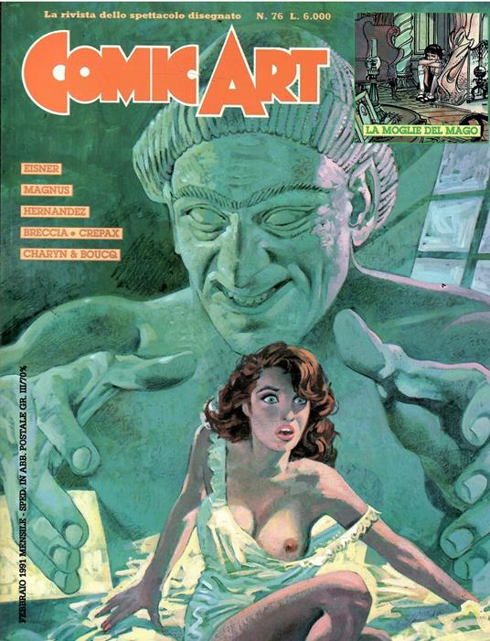 Comic Art La Rivista Dello Spettacolo Disegnato N. 76 - copertina