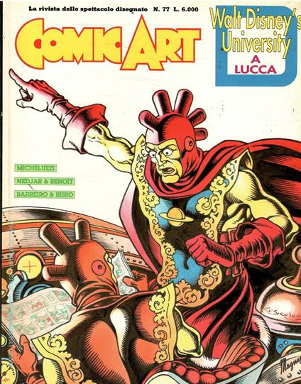 Comic Art La Rivista Dello Spettacolo Disegnato N. 77 - copertina