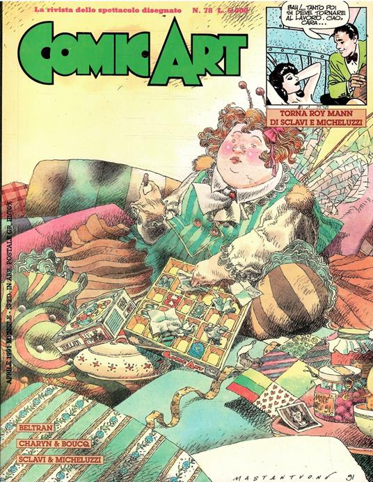 Comic Art La Rivista Dello Spettacolo Disegnato N. 78 - copertina