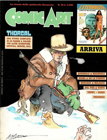 Comic Art La Rivista Dello Spettacolo Disegnato N. 40 - copertina