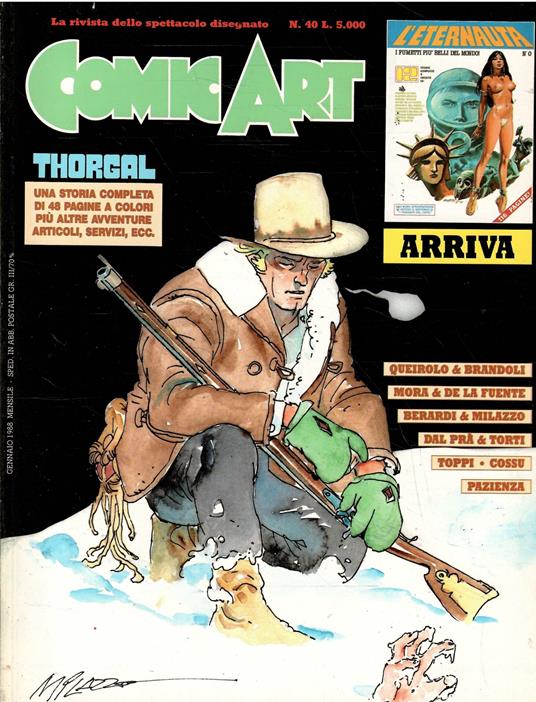 Comic Art La Rivista Dello Spettacolo Disegnato N. 40 - copertina