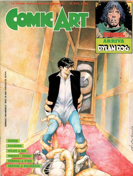 Comic Art La Rivista Dello Spettacolo Disegnato N. 63 - copertina