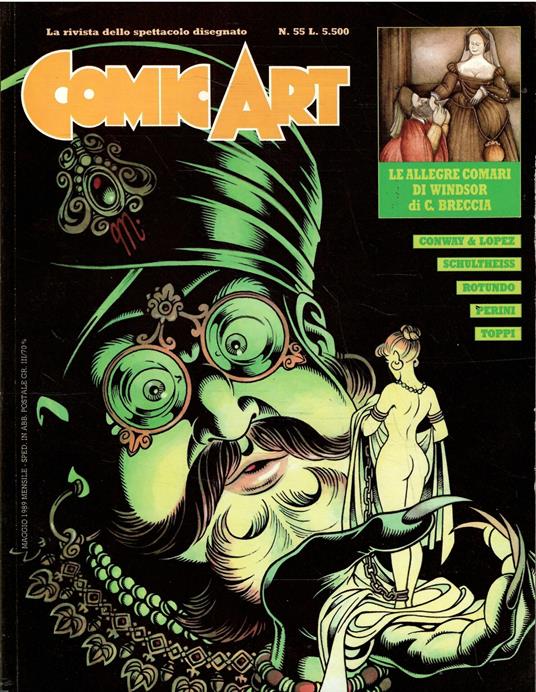 Comic Art La Rivista Dello Spettacolo Disegnato N. 55 - copertina