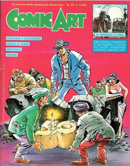 Comic Art La Rivista Dello Spettacolo Disegnato N. 69 - copertina