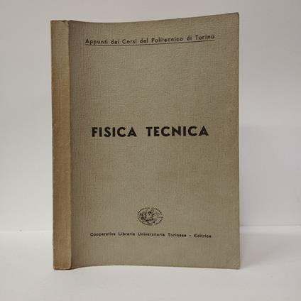 Fisica tecnica - copertina