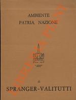 Ambiente, Patria, Nazione