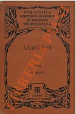 Anacreontis Teii quae vocantur Symposiaka h mi mbia ex Anthologiae Palatinae volumine altero nunc Parisiensi