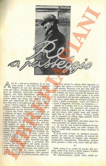 Re a passeggio - Massimo Bontempelli - copertina
