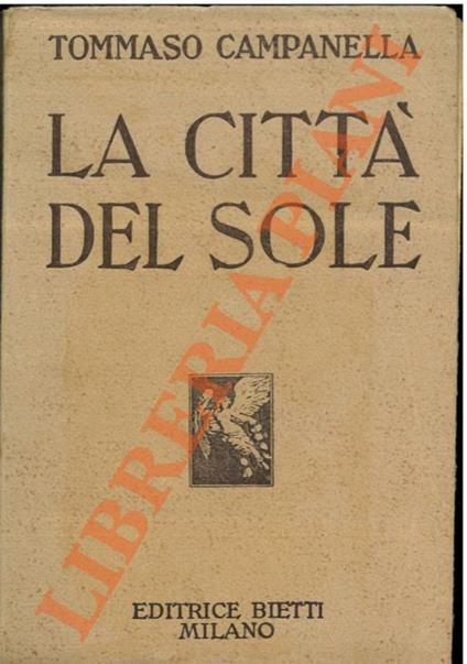 città del sole. - Tommaso Campanella - copertina