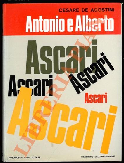 Antonio e Alberto Ascari - Cesare De Agostini - copertina