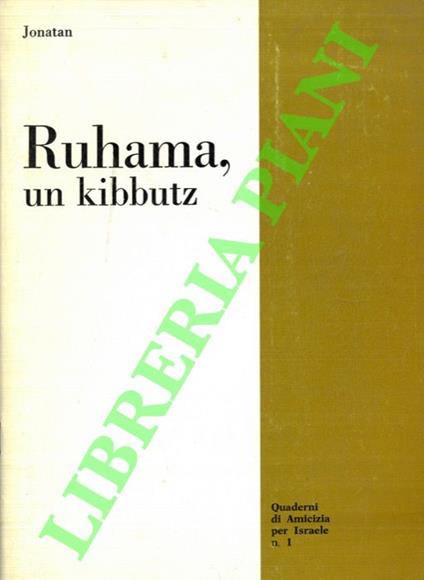 Ruhama, un kibbutz - Jonathan - copertina