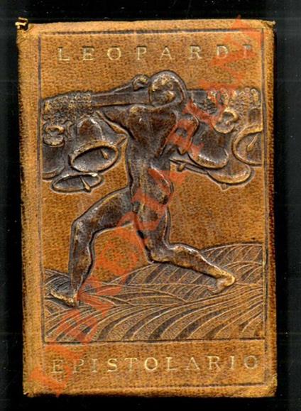 Epistolario. - Giacomo Leopardi - copertina