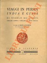 Viaggi in Persia India e Giava di Nicolò dé Conti, Girolamo Adorno e Girolamo da Santo Stefano.