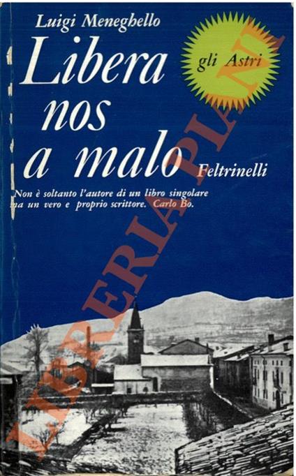 Libera nos a malo - Luigi Meneghello - copertina