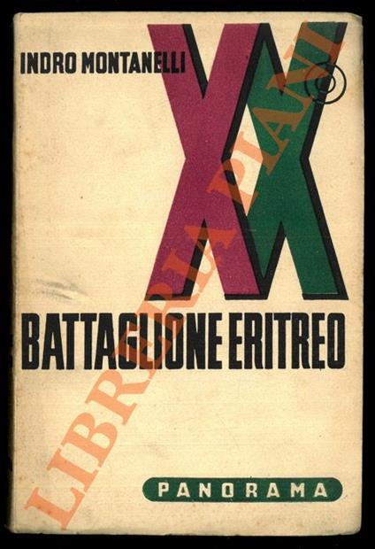 XX Battaglione Eritreo - Indro Montanelli - copertina
