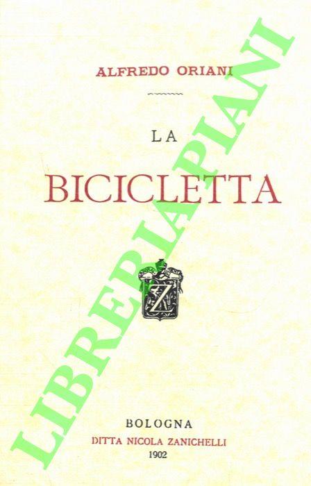 bicicletta. - Alfredo Oriani - copertina