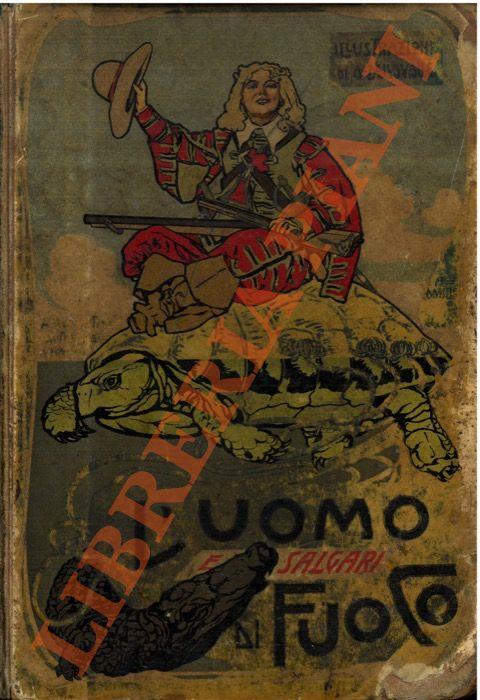 L' uomo di fuoco - Emilio Salgari - copertina