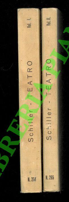 Teatro - Friedrich Schiller - copertina