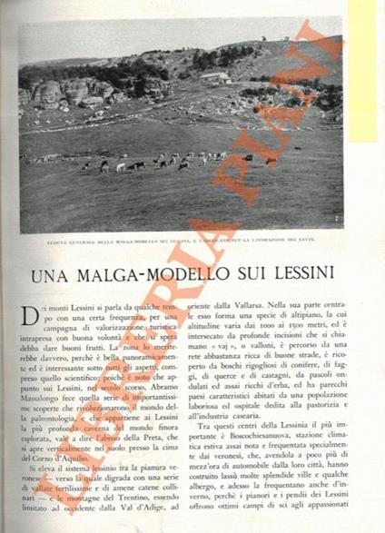 Una malga-modello sui Lessini - M. Silvestri - copertina