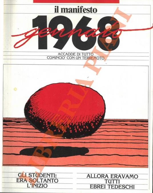 Il manifesto 1968 [gennaio-dicembre]. - Domenico Starnone - copertina