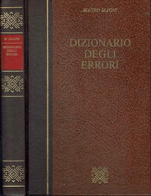 Dizionario degli errori - Mauro Magni - copertina