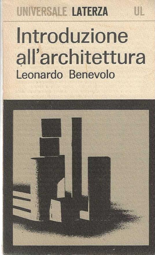 Introduzione all'architettura - Leonardo Benevolo - copertina
