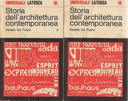 Storia dell'architettura contemporanea - Renato De Fusco - copertina