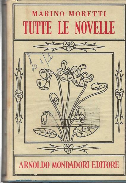 Tutte le novelle - Marino Moretti - copertina