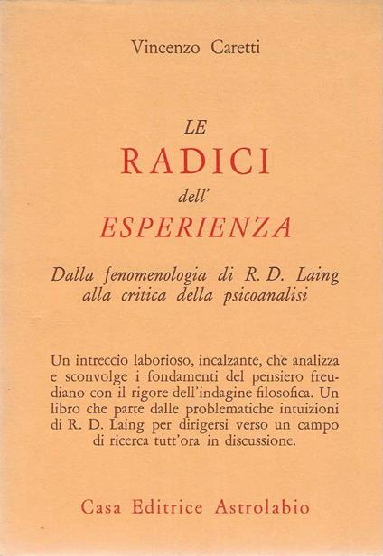 Le Radici dell'esperienza - Vincenzo Caretti - copertina