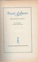 Poesie d'amore - Antologia Lirica