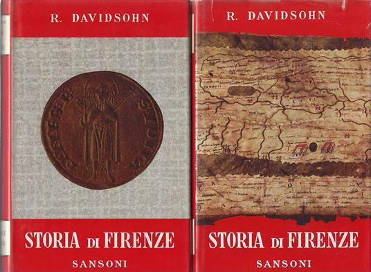 Storia di Firenze - Robert Davidsohn - copertina