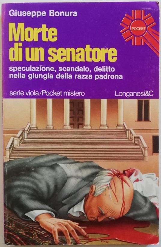 Morte di un senatore - Giuseppe Bonura - copertina