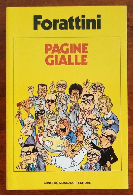 Pagine gialle - Giorgio Forattini - copertina