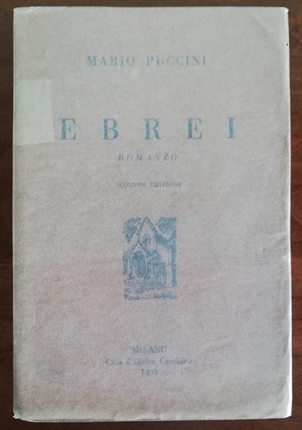 Ebrei - Mario Puccini - copertina