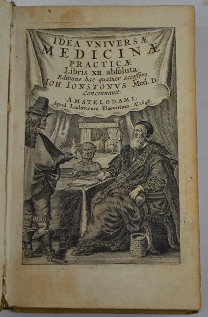 Idea universae medicinae practicae Libris XII absoluta - John Johnson - copertina