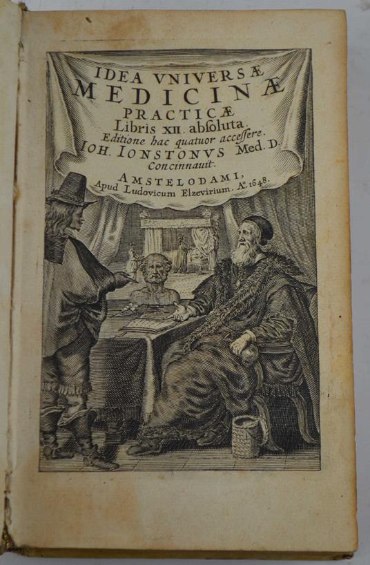 Idea universae medicinae practicae Libris XII absoluta - John Johnson - copertina