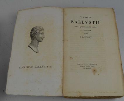 C. Crispi Sallustii Opera quae exstant Omnia cum indicibus. Curante I.L. Burnuf - Salustio - copertina