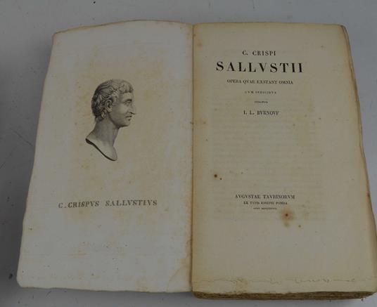 C. Crispi Sallustii Opera quae exstant Omnia cum indicibus. Curante I.L. Burnuf - Salustio - copertina
